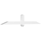 Ekena Millwork Eugene Architectural Grade PVC Gable Bracket, 84"W x 14"H x 4"D x 4"F, 4/12 Pitch GBP084X14X0404EUG00 - alternate 1